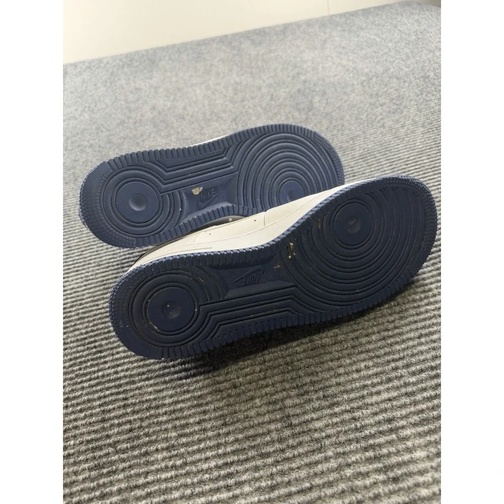 Nike Air Force 1 Low White Blue Youth Size 8Y Sneakers Shoes Unisex